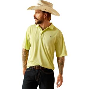 imageARIAT Mens Tek PoloShadow Lime
