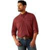 imageARIAT Mens Venttek Outbound Classic Fit ShirtRed Mahogany