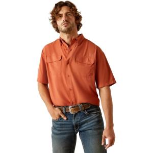imageARIAT Mens Venttek Outbound Classic Fit ShirtBaked Clay