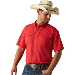 imageARIAT Mens Venttek Outbound Classic Fit ShirtHaute Red