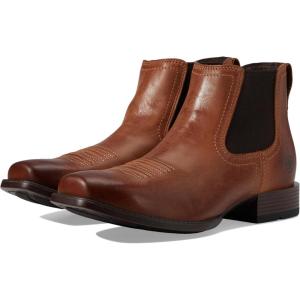 imageAriat Mens Booker Ultra Square Toe Western BootAlmond Roca