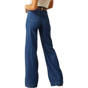 imageAriat Womens Westie Yoke Wide Leg JeanRinse