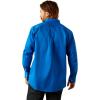 imageARIAT Mens Team Blue Logo Long Sleeve Button Down ShirtBlueLight Blue