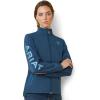 imageARIAT Womens New Team Softshell Rouge RedCelestial SerapeDeep Petroleum