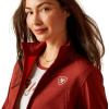 imageARIAT Womens New Team Softshell Rouge RedCelestial SerapeFired Brick