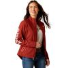 imageARIAT Womens New Team Softshell Rouge RedCelestial SerapeFired Brick