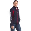 imageARIAT Womens New Team Softshell Rouge RedCelestial SerapeNavyRed