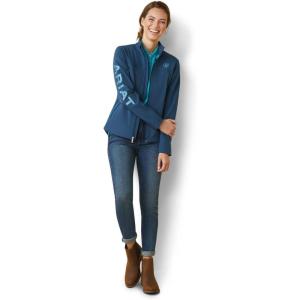 imageARIAT Womens New Team Softshell Rouge RedCelestial SerapeDeep Petroleum
