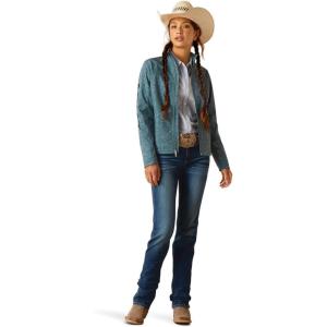 imageARIAT Womens New Team Softshell Rouge RedCelestial SerapeLacey