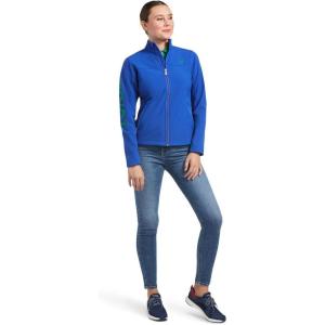 imageARIAT Womens New Team Softshell Rouge RedCelestial SerapeMazarine Blue