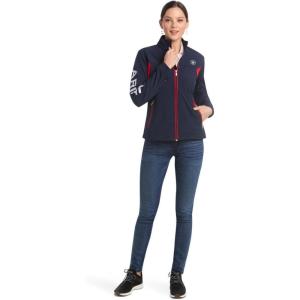 imageARIAT Womens New Team Softshell Rouge RedCelestial SerapeNavyRed