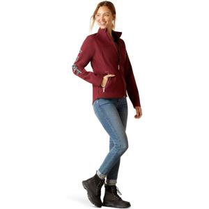 imageARIAT Womens New Team Softshell Rouge RedCelestial SerapeTawny PortBaja