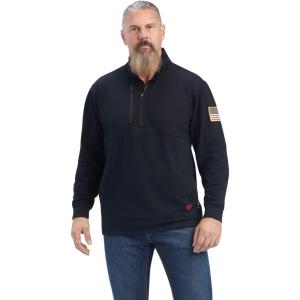 imageAriat Mens FR Durastrech Fleece 12 Zip Job ShirtBlack