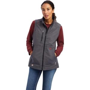 imageAriat Womens FR DuraLight Cordura Canvas VestIron Grey