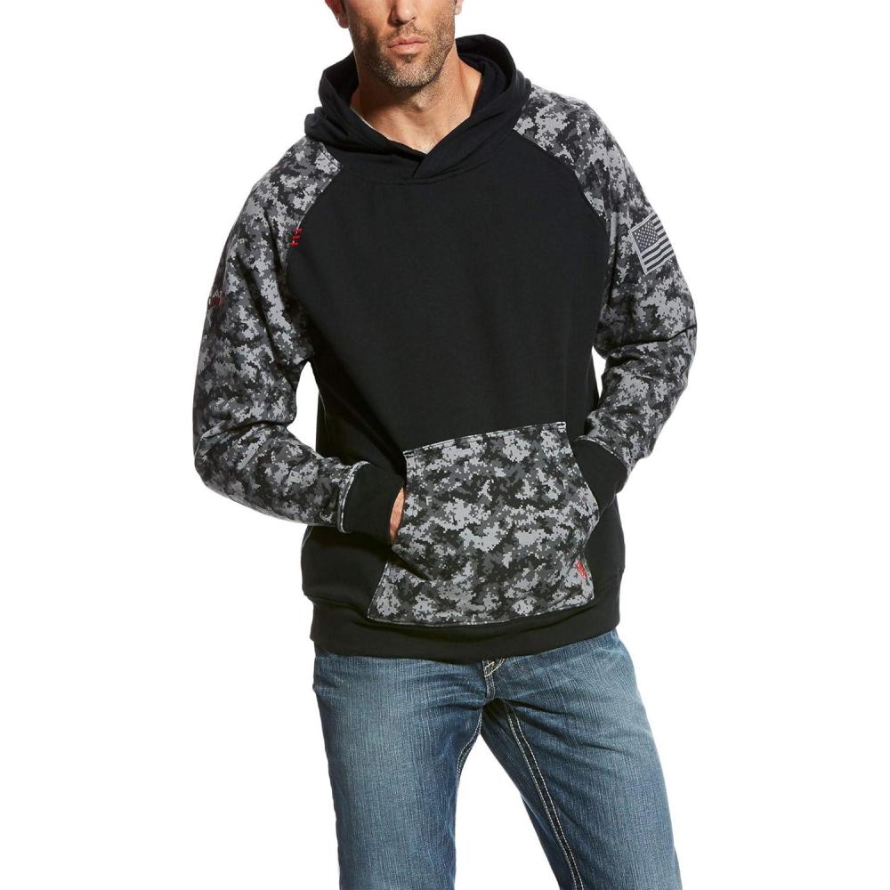 imageAriat Mens REBAR Canvas Softshell VestBlack Digi