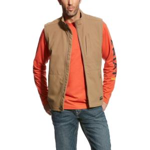 imageAriat Mens REBAR Canvas Softshell VestField Khaki