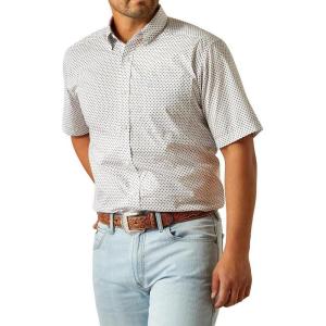 imageAriat Mens Wrinkle Free Damien White Classic ShirtWhite