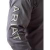 imageAriat Mens Team Logo White Classic ShirtGreyWhite