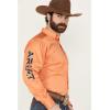 imageAriat Mens Team Logo White Classic ShirtOrangeNavy