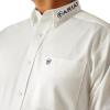 imageAriat Mens Team Logo White Classic ShirtWhiteTeal