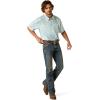 imageAriat Mens Taupe Grey Venttek Short Sleeve ShirtBlue