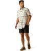 imageAriat Mens Taupe Grey Venttek Short Sleeve ShirtMoonbeam
