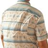 imageAriat Mens Taupe Grey Venttek Short Sleeve ShirtMoonbeam