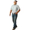 imageAriat Mens Taupe Grey Venttek Short Sleeve ShirtPapyrus