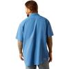 imageAriat Mens Taupe Grey Venttek Short Sleeve ShirtSapphire