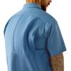 imageAriat Mens Taupe Grey Venttek Short Sleeve ShirtSapphire