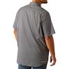 imageAriat Mens Taupe Grey Venttek Short Sleeve ShirtSkyride