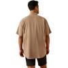 imageAriat Mens Taupe Grey Venttek Short Sleeve ShirtTaupe Grey