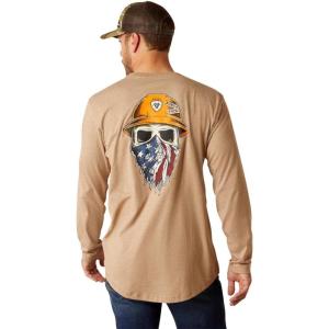 imageAriat Mens REBAR Long Sleeve CrewOatmeal Heather