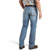imageARIAT Mens Rebar M5 Durastretch Washed Twill Dungaree Straight Leg PantMerced