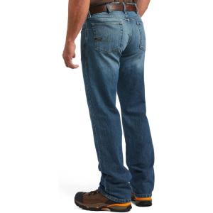 imageARIAT Mens Rebar M5 Durastretch Washed Twill Dungaree Straight Leg PantEdgewood