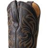 imageAriat Womens Heritage J Toe Stretchfit Western BootBlack Deertan