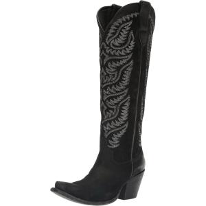 imageAriat Womens Laramie StretchFit Western BootDistressed Black Suede