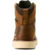 imageAriat Mens Rebar Wedge Moc Toe 6quot Waterproof Composite Toe Work BootDistressed Brown