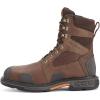 imageAriat Mens Overdrive 8quot Wide Square Toe Waterproof Composite Toe Work BootChestnut Brown