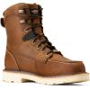 imageAriat Mens Rebar Lift 8quot Waterproof Composite Toe Work BootDistressed Brown