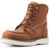 imageAriat Mens Rebar Wedge Moc Toe 6quot Waterproof Work BootAged Honey