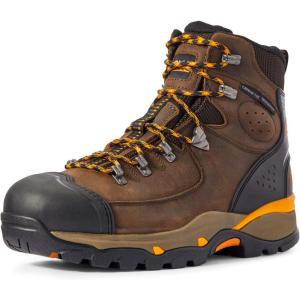 imageAriat Mens Endeavor 6quot Waterproof Carbon Toe Work BootChocolate Brown