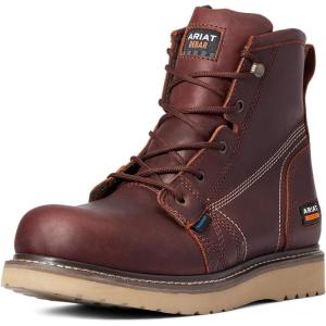 imageAriat Mens Rebar Wedge 6quot Waterproof Work BootRusted Copper