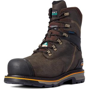 imageAriat Mens Stump Jumper 8quot Csa Glacier Grip Waterproof 600g Composite Toe Work BootIron Coffee