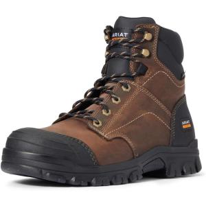 imageAriat Mens Treadfast 6quot Waterproof Work BootBrown