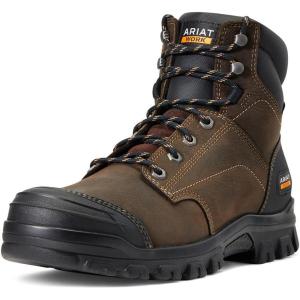 imageAriat Mens Treadfast 6quot Waterproof Work BootDark Brown