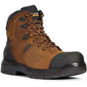 imageAriat Mens Turbo Outlaw 6quot Waterproof Carbon Toe Work BootBarley Brown