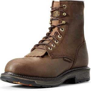 imageAriat Mens Workhog 8quot Waterproof Work BootBrown