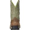 imageARIAT Mens Rebar Flex Western Waterproof Work BootRye BrownOlive Green
