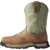 imageARIAT Mens Rebar Flex Western Waterproof Work BootRye BrownOlive Green